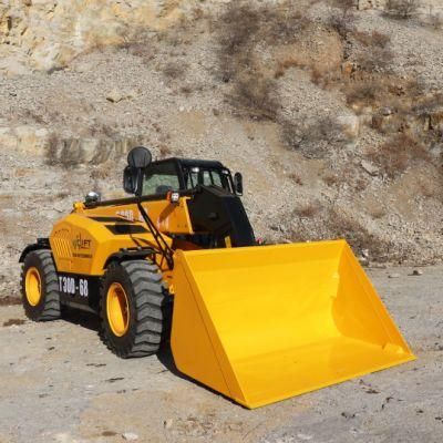 4X4 Drive 6.8 Meter Lifting Height Telehandler Telescopic Wheel Loader