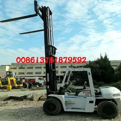 7ton 6meters Lift Height Tcm Fd70 Diesel Forklift for Sale