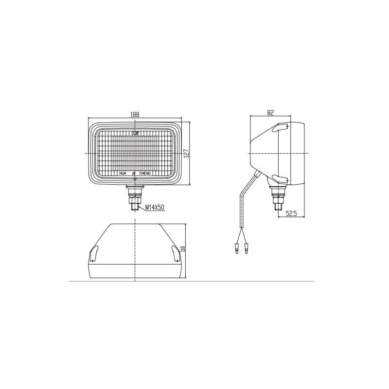 Forklift Parts Forklift Lamp Bfp18028