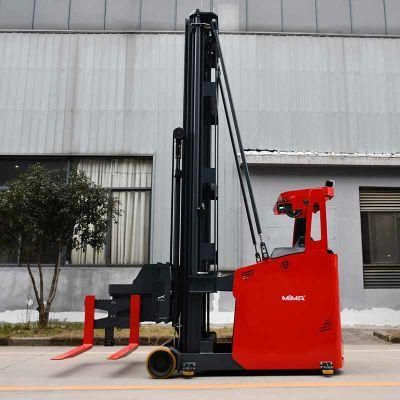 Durable Full AC System Seated Type Turret Truck 3 Way Forklift