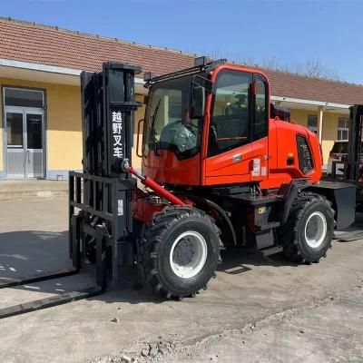 Et35A 4WD for Rough Terrain 3.5 Ton 4m 5m 6m Height Forklift
