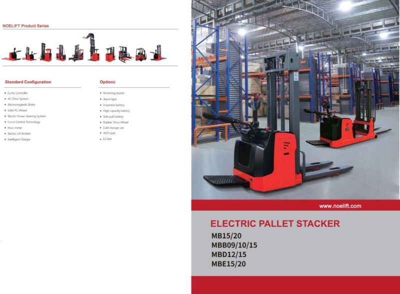 1 Ton 1.5 Ton 2 Ton Common Type Electric Stacker