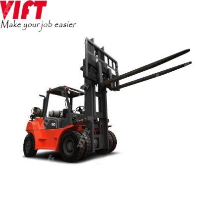 5 Ton LPG Gasoline Forklift with Belt and Fire Extinguisher