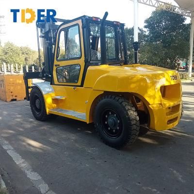 Not Adjustable Tder China 12 Ton Price Trucks 10ton Diesel Forklift New