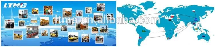 Ltmg Small Forklift 3 Ton Diesel Forklift with Customized Hinged Bucket