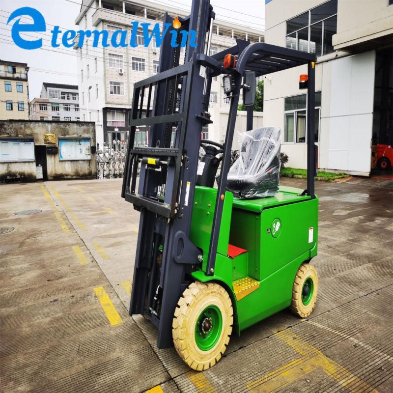 Best Selling 1.5 Ton 2ton 2.5tons 3 Tons 3.5t 4 Wheel Lithium Battery Electric Forklift with Free Mast