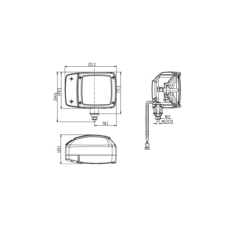 Forklift Parts Forklift Lamp Bfp18020