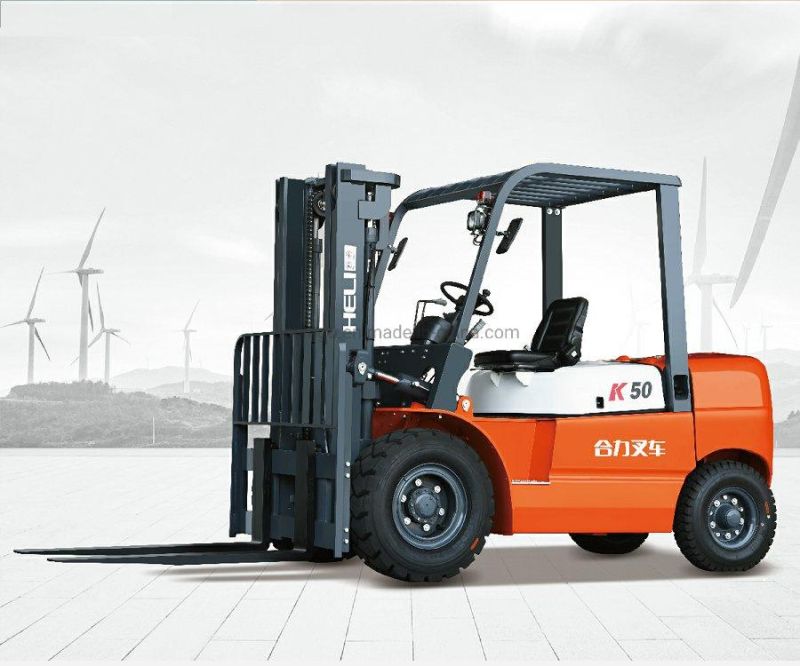 Heli Brand Forklift Load Center 600mm New 5ton Diesel Forklifts