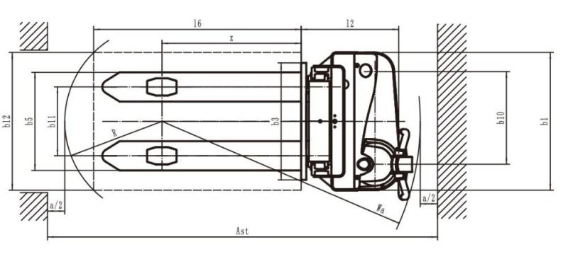 1.5ton Low Price Electric Stacker