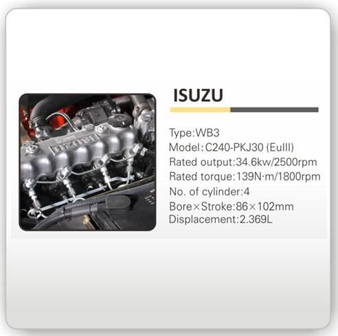 High Quality Isuzu Engine 3 Ton Counterbalance Diesel Forklift