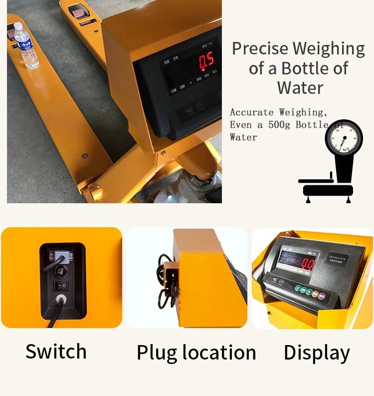 3 Ton Manual Hydraulic Pallet Truck Jack Easy Operate with Scale