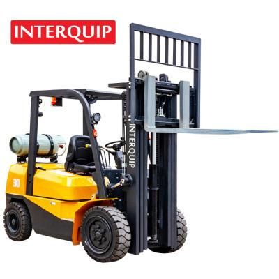 China 2-4 Tons Gasoline Forklift Truck From Interquip Machinery