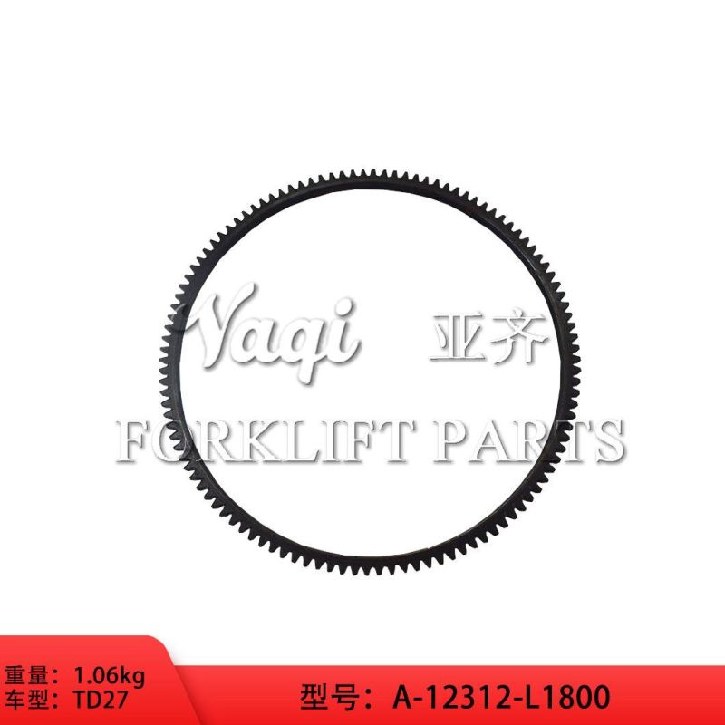 Forklift Part a-12312-L1800 Flywheel Ring Gear 113 Teeth for Td27
