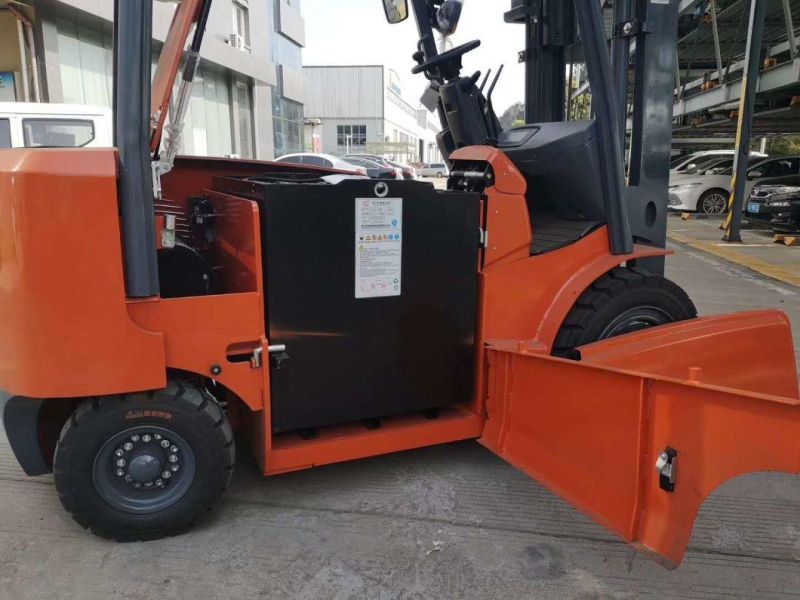 2000kg Forklift with Battery Electric, 2ton Min Electric Forklift Truck