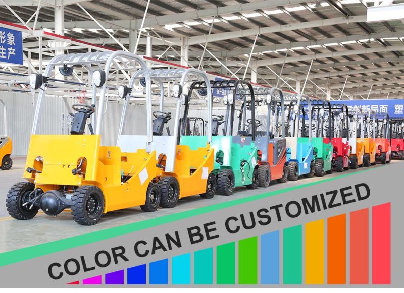 Electric Forklift 1ton, 2ton, 3ton, 3.5ton Capacity Hydraulic Stacker Trucks Articulated Narrow Roadway Forklift