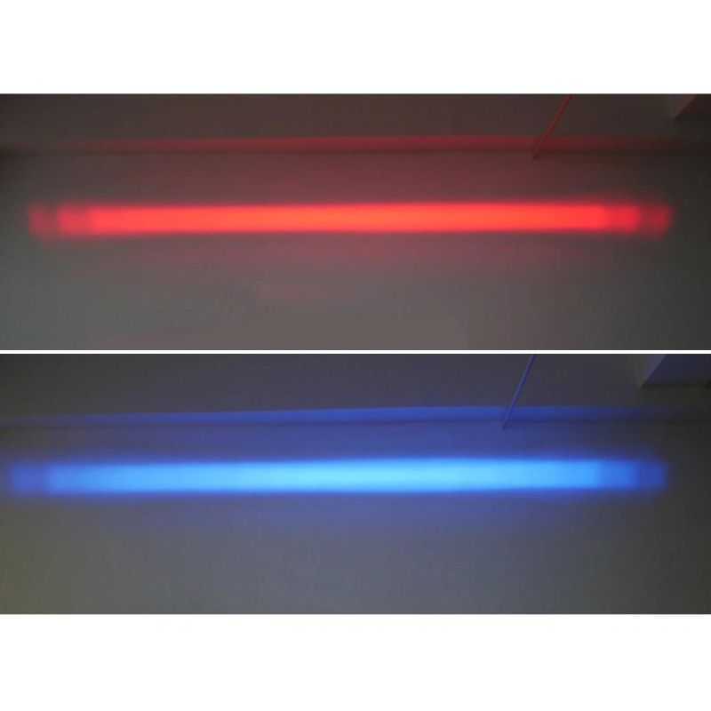 7303s Lens Red and blue Line Lamp LED Area Forklift Warning Light Safety Light