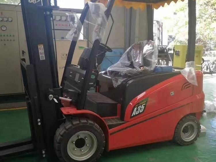 China Fork Lift Equipment 3.5 Ton Electric Forklift with Spare Parts