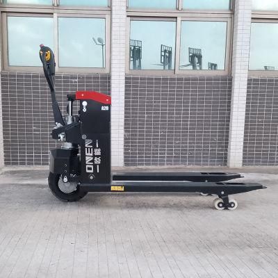 2.5ton CE ISO High Lift Hand Pallet Jack Hydraulic Manual Electric Forklift Powered Stacker Electric Forklift Truck with Battery