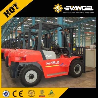 6 Ton Yto Diesel Forklift with Isuzu 6bg1 Engine Cpcd60