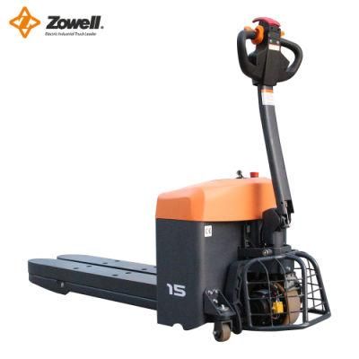 1.5 Ton 600mm Zowell Wooden China Hand Mini Pallet Truck