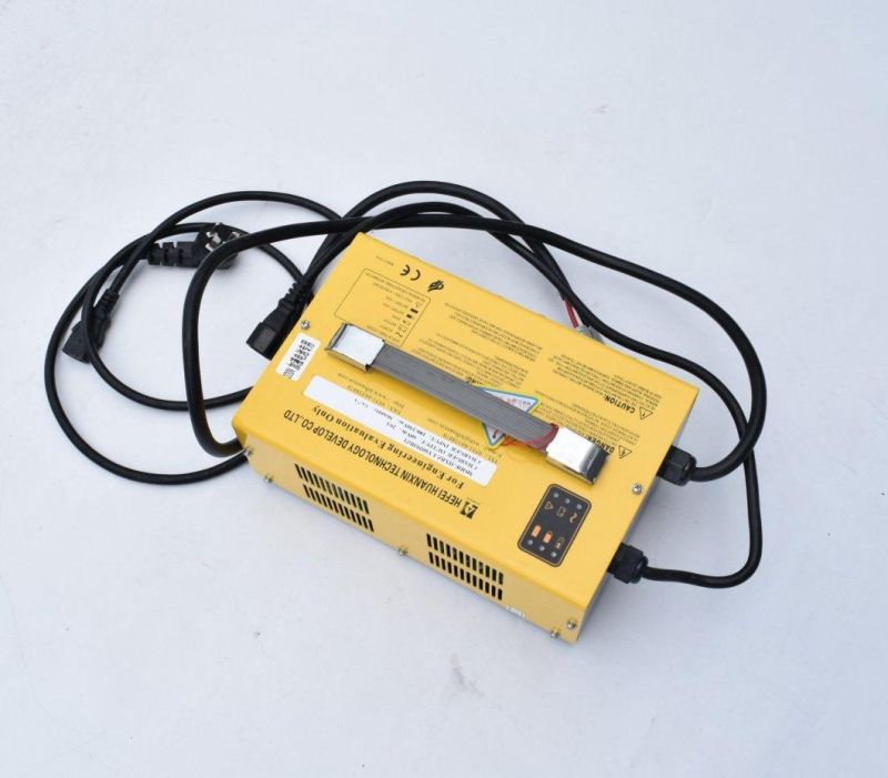 Portable Gel-Sealed Battery Charger 50/60Hz with Yellow Case