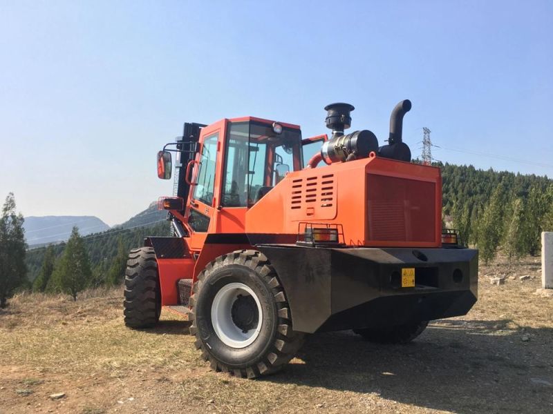 4 Wheel Drive Diesel Engine 4 Ton All Rough Terrain Forklift