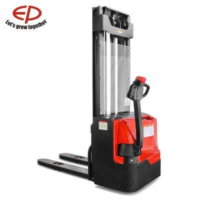 1.6t Operation Easy and Convenient Heavy Duty Electric Stacker