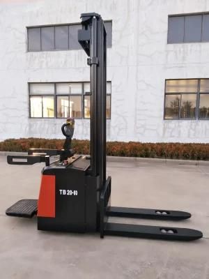 6m 3-Stages Masts 2000kg Loads Electric Stacker with Ce