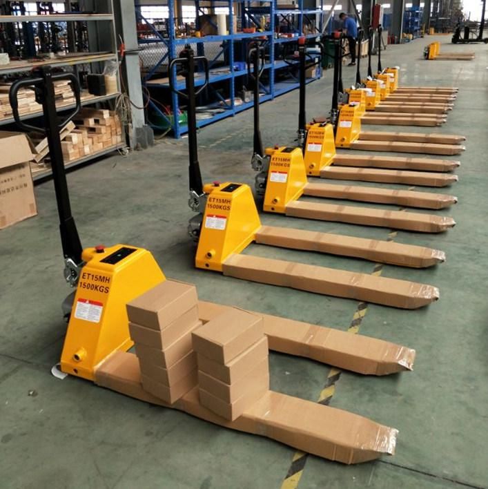 1500kg Battery Operated Semi Electric Pallet Truck