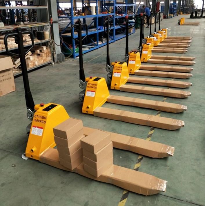 1500kg Battery Operated Semi Electric Pallet Truck