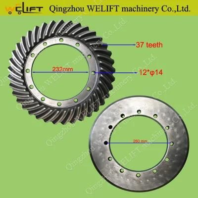 Wheel Loader Spare Parts Axle Spiral Bevel Driven Gear