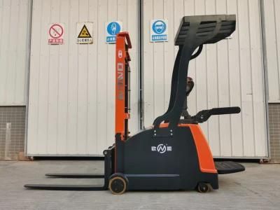AC Motor Electric Onen Bubble Bag and Plastic Film Warehouse Stand-on Counterbalance Forklift