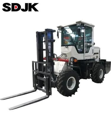 Professional 5ton Rough Terrain Forklift 4X4 off-Road Forklift Manufacturer