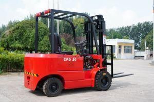 1000kg 1500kg Capacity Three Wheel Full Electric Forklift Counterbalanced Weight