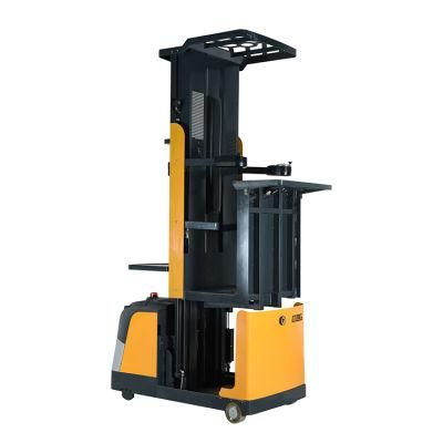 Customized Seated Type 300kg 400kg Electric Forklift for Sale Lift Warehouse Order Picker Machine