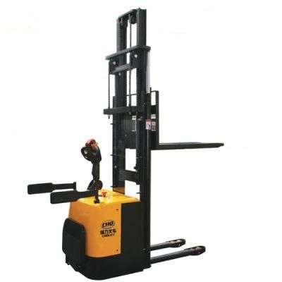 Warehouse Equipment Electric Pallet Lift Stacker with H Mast Design