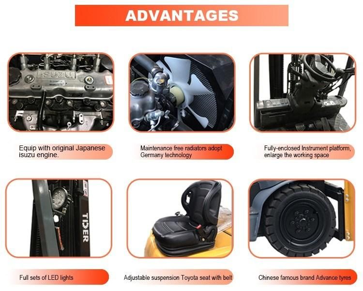 Cheap Price 1-45ton Tder China 16ton 12 Ton Trucks Mini Diesel Forklift
