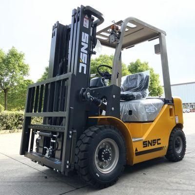Handling Lifting 4.5m Equipment 2.5 Ton Diesel Forklift Snsc