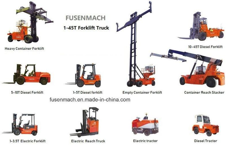 8tons Side Loading Forklift with Isuzu Engine Rated Load 8000kg