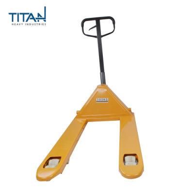 3 Ton Rubber Wheel Hydraulic Hand Pallet Truck with CE GS Tested