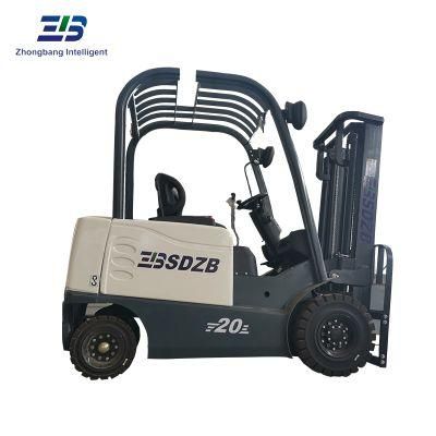 1.5ton Electric Forklift Truck 2stage 3.3m Full-Free Lift Mast with Automatic Maintenance Alarm