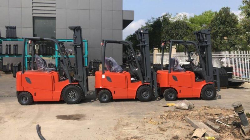 Electric Forklift Truck 1ton 1.5ton 1.8ton 3meter with Side Shift, Side Pull Battery (easy to replace battery)