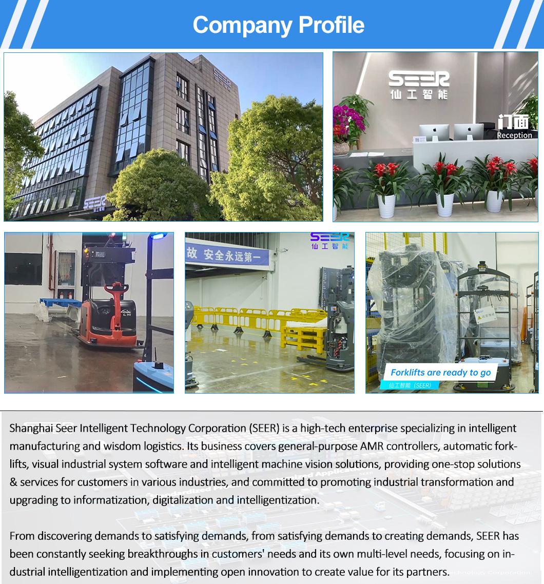 High Speed Industrial Robot Automated Guided Vehicle Forklift for Warehouse with High Performance