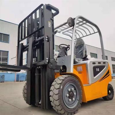 New Style Two Stage Mast Free Lift Smart Electric Forklift 3ton Price