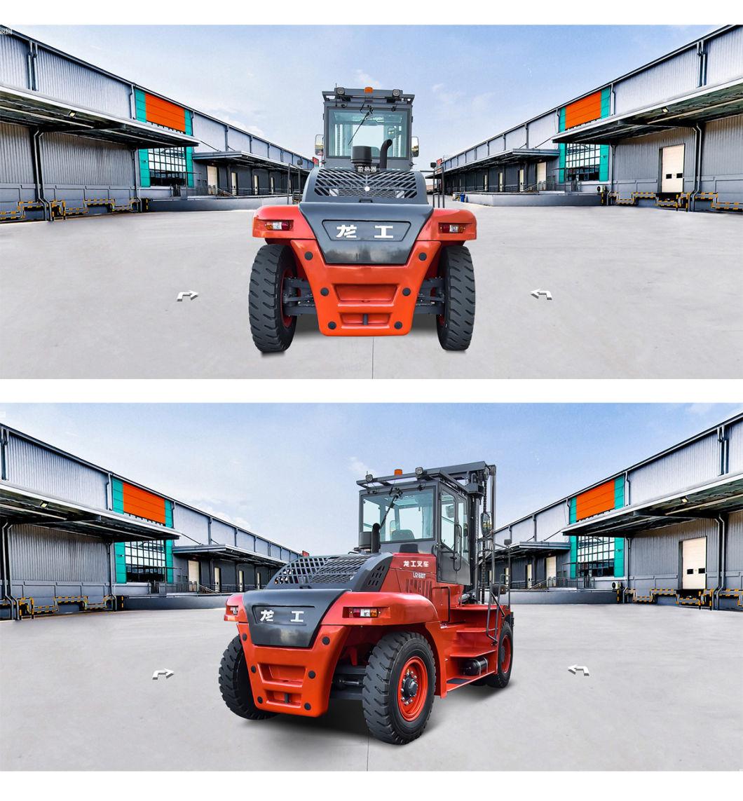 Cheap Price 16 Ton Diesel Forklift with Turbocharging and High Power