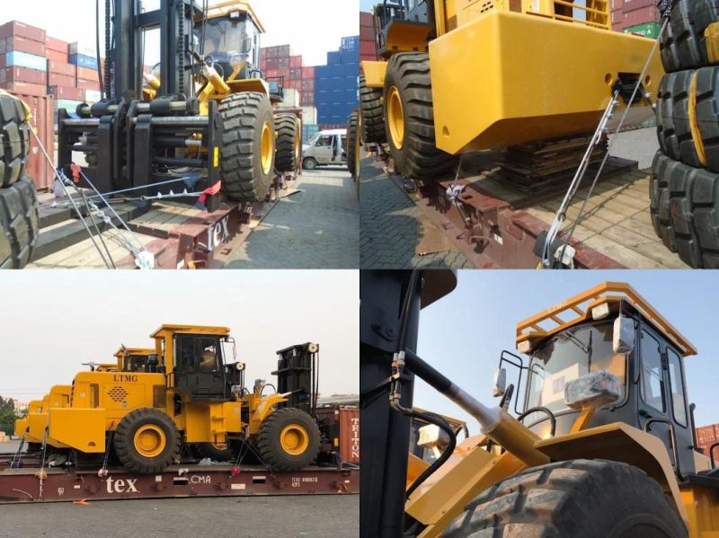 Ltmg 20 Tons Four Wheel Drive Large Rough Terrain Forklift for Sale