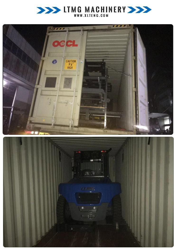 Never Used Outdoor Forklift 1.5ton 2ton 2.5ton 3ton 3.5ton 5ton Diesel Forklift 6ton 7ton Counterbalance Lift Truck with Enclosed Cabin