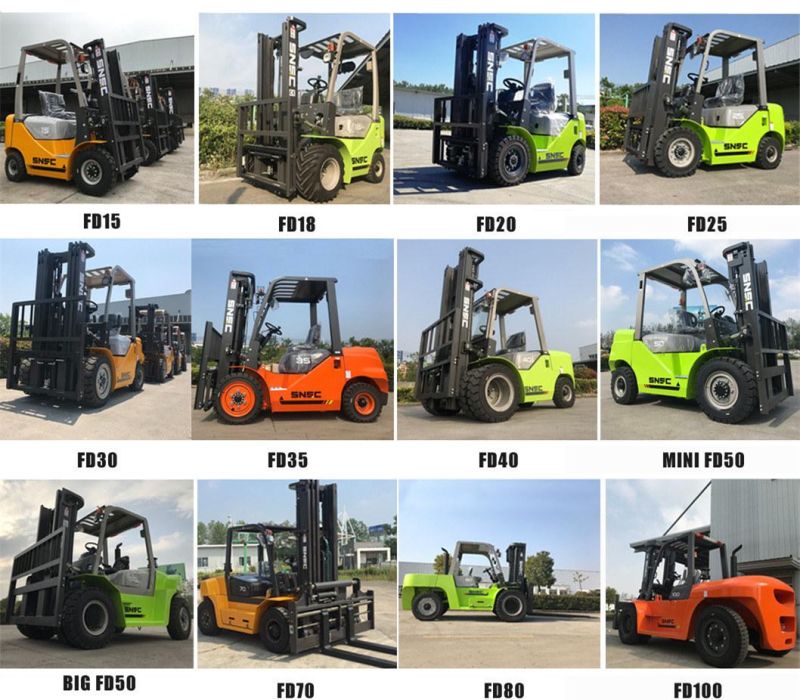 Forklift 4X4 Diesel 3 Ton Forklift Fork Lift 6m