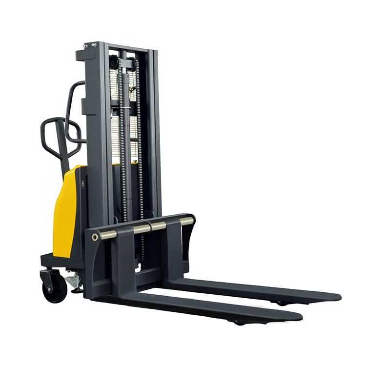 2ton Semi Electric Pallet Lifting Equipment with Battery Lifting Height 2000mm