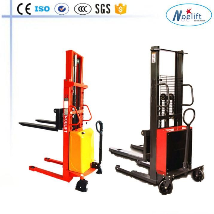 1.5 Ton Semi Electric Stacker with Ce Certification